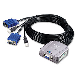 KS-802 2口USB迷你KVM多电脑切换器