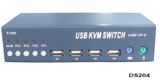 DS204 USB KVM-Switch